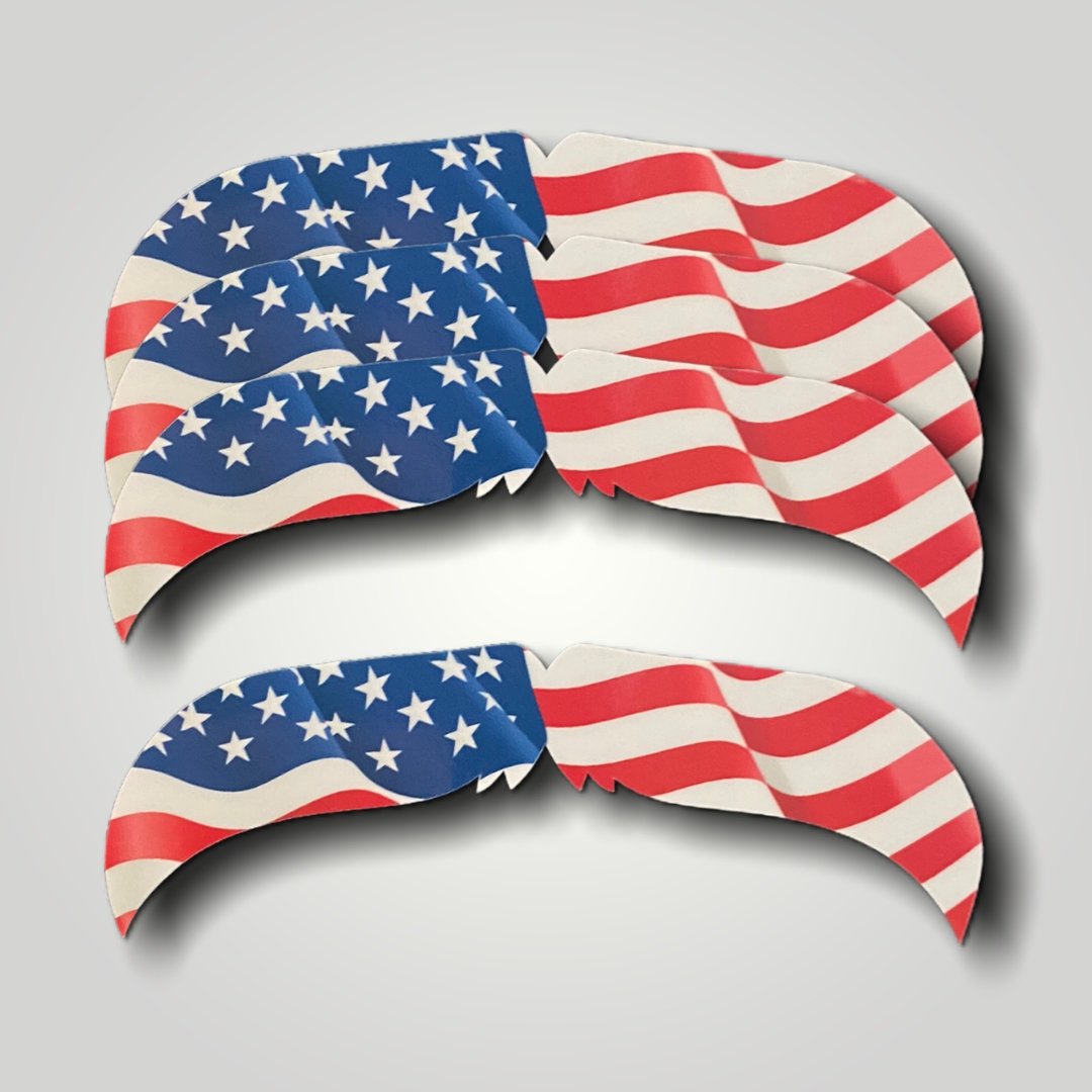 Old Glory ChukStache Vinyl Sticker Set (4) – ChukStar Leather